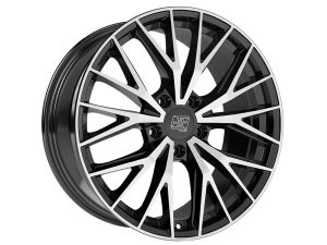 MSW 44 GLOSS BLACK F. POL. Wheel 9x20 - 20 inch 5x130 bold circle