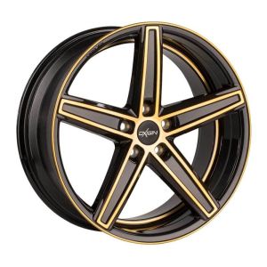 Oxigin 18 Concave gold polish Wheel 9,5x19 - 19 inch 5x130 bold circle