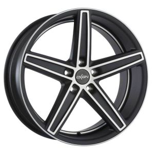 Oxigin 18 Concave black full polish Wheel 9x20 - 20 inch 5x112 bold circle