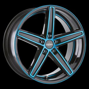 Oxigin 18 Concave light blue polish Wheel 9x20 - 20 inch 5x112 bold circle