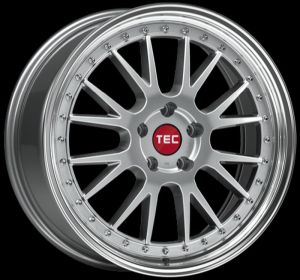 TEC GT EVO Hyper-Silber-polished Wheel 10x20 - 20 inch 5x112 bolt circle