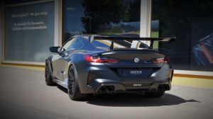 Aerodynamics rear wing Race 140cm Carbon classic fits for BMW E90 / E91