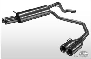 Fox sport exhaust part fits for VW Beetle type 1C/ 9C final silencer exit right/left - 2x76 type 13 right/left