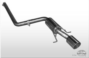 Fox sport exhaust part fits for Mini Cooper Clubman R55 final silencer - 1x100 type 17