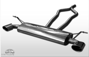 Fox sport exhaust part fits for VW Touareg type 7L final silencer exit right/left - 140x90 type 32 right/left - pipe diameter: 70mm