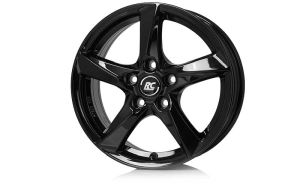 RC RC30 black glossy Wheel 6x16 - 16 inch 5x112 bolt circle