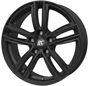 RC 27 black matt Wheel 7x17 - 17 inch 5x110 bolt circle