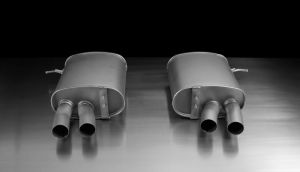 Remus RACING sport exhaust left and RACING sport exhaust right (without tips) fits for BMW 3er E92 3,0l 225kW