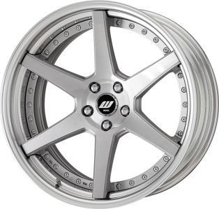 Work Wheels Zeast ST1 silver Wheel 7.5x18 - 18 inch 5x118 bold circle