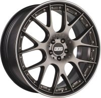 BBS CH-RII platinum/black Wheel 9x20 - 20 inch 5x120 bolt circle