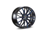 BARRACUDA PROJECT 3.0 Black gloss Flashblue Wheel 10x20 - 20 inch 5x120 bolt circle