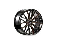 BARRACUDA PROJECT 3.0 Black gloss flashcopper Wheel 10x20 - 20 inch 5x120 bolt circle
