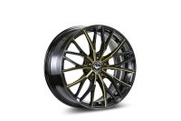 BARRACUDA PROJECT 3.0 Black gloss Flashgold Wheel 10x20 - 20 inch 5x120 bolt circle