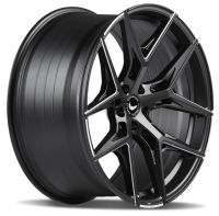 BARRACUDA RAZZER Mattblack Puresports gefräst Wheel 9,5x21 - 21 inch 5x114,3 bolt circle