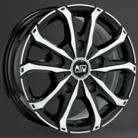 MSW 48 VAN GLOSS BLACK FULL POLISHED Wheel 7x17 - 17 inch 5x108 bold circle