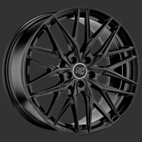 MSW 50 GLOSS BLACK Wheel 8x18 - 18 inch 5x108 bold circle