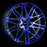 Oxigin 14 Oxrock blue polish Wheel 10x22 - 22 inch 5x112 bold circle
