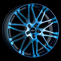 Oxigin 14 Oxrock light blue polish Wheel 10x22 - 22 inch 5x114,3 bold circle