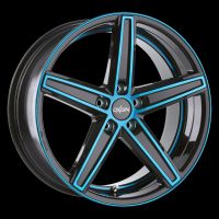 Oxigin 18 Concave light blue polish Wheel 10,5x20 - 20 inch 5x112 bold circle