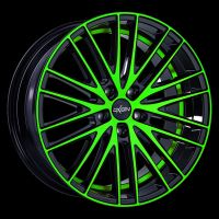 Oxigin 19 Oxspoke neon green polish Wheel 10,5x20 - 20 inch 5x112 bold circle