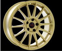 TEC AS2 gold Wheel 7x17 - 17 inch 4x108 bolt circle