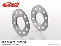 Eibach wheel spacers fits for BMW 5 TOURING (E39) / 5 STATION WAGON (E39)  50 mm widening spacers silver eloxed