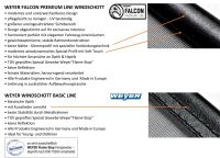 Weyer Falcon Premium wind deflector for Mercedes SL W107