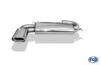 Fox sport exhaust part fits for Audi 80/90 type 89 quattro final silencer - 135x80 type 53