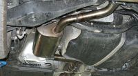 Fox sport exhaust part fits for VW Scirocco III mid silencer