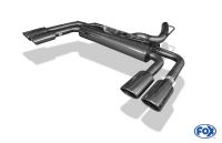 Fox sport exhaust part fits for Audi S3 - 8V + Cabrio final silencer exit right/left - 2x106x71 type 44 right/left