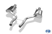 Fox sport exhaust part fits for Audi S4 B6 final silencer right/left - 1x100 type 24 right/left