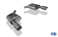 Fox sport exhaust part fits for Audi A6 4G - 3,0l TFSI final silencer right/left - 1x100 type 25 right/left