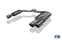 Fox sport exhaust part fits for Audi S8 type 4H final silencer right/left - 2x100 type 16 right/left