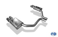 Fox sport exhaust part fits for Audi S8 type 4H final silencer right/left - 2x100 type 25 right/left