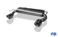 Fox sport exhaust part fits for Audi TT type 8N quattro final silencer exit right/left  - 1x100 type 17 right/left