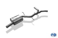 Fox sport exhaust part fits for Audi A4 - 2,0l 165kW quattro Front silencer
