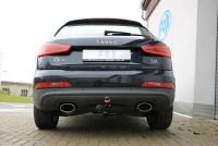 Fox sport exhaust part fits for Audi Q3 quattro petrol final silencer exit right/left - 160x90 type 38 right/left
