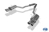 Fox sport exhaust part fits for BMW E31 850i final silencer right/left with front silencer - 2x90 type 25 right/left