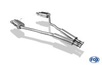 Fox sport exhaust part fits for BMW E31 850i final silencer right/left and front silencer - 2x93x79 type 70 right/left