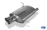 Fox sport exhaust part fits for BMW Z3 Roadster & Coupe - E36 final silencer - 2x70 type 10