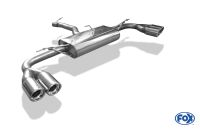 Fox sport exhaust part fits for BMW X3 F25 final silencer cross exit right/left - 2x90 type 17 right/left