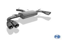 Fox sport exhaust part fits for BMW X3 F25 - 35i/ 35d final silencer - 2x90 type 17 right/left