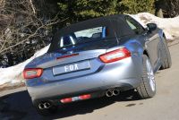 Fox sport exhaust part fits for Fiat 124 Spider - Final silencer cross - exit right/left - 2x76 type 25 right/left