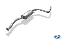 Fox sport exhaust part fits for Ford Escort GAL/ AAL/ ABL/ ALL front silencer