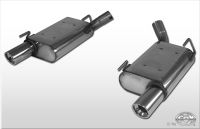 Fox sport exhaust part fits for Ford Mustang GT Coupe final silencer right/left - 1x100 type 17 right/left