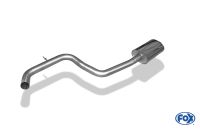 Fox sport exhaust part fits for Ford S-Max - 2,5l front silencer