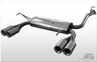 Fox sport exhaust part fits for Honda Prelude IV BB9 final silencer cross exit right/left - 2x80 type 13 right/left