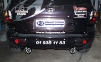 Fox sport exhaust part fits for Hyundai Santa Fé final silencer right/left - 1x90 type 13 right/left