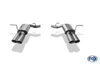 Fox sport exhaust part fits for Jeep Grand Cherokee WK II - 5,7l final silencer right/left - 2x90 type 25 right/left