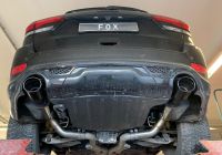Fox sport exhaust part fits for Jeep Grand Cherokee WK II - 6,4l SRT8 till 2017 final silencer right/left - 129x106 type 32 right/left black